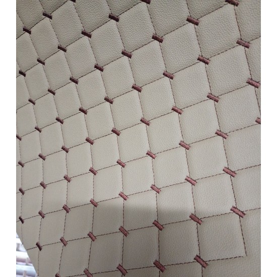 Courvin Uruguai Acoplado Bordado Diamante Bege Captiva/Marrom