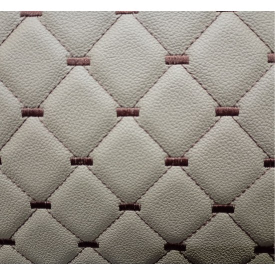 Courvin Uruguai Acoplado Bordado Diamante Bege Captiva/Marrom