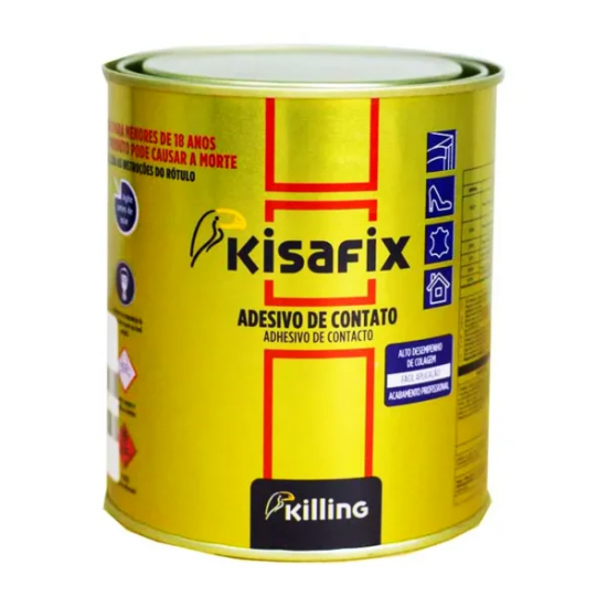 Adesivo de Contato Kisafix Couro Forte Plus - 700g Adesivo de Contato Kisafix Couro Forte Plus - 700g