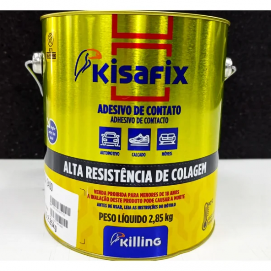 Adesivo de Contato Kisafix 2400 - 2,85Kg Adesivo de Contato Kisafix 2400 - 2,85Kg