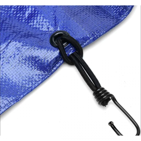 Agarra Lona Preto Com Gancho 20 cm