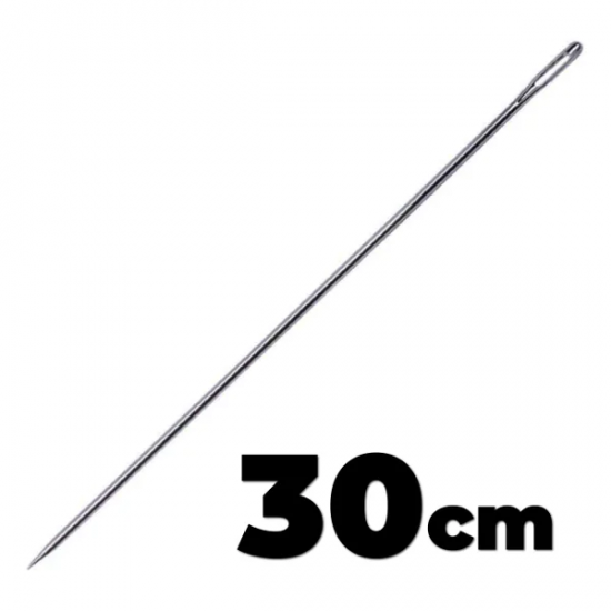 Agulha Reta Tapeceiro Estofador 30 cm Agulha Reta Tapeceiro Estofador 30 cm