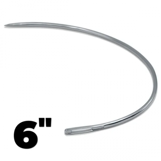 Agulha Curva Tapeceiro Estofador 6 polegadas Agulha Curva Tapeceiro Estofador 6 polegadas