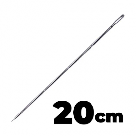 Agulha Reta Tapeceiro Estofador 20 cm Agulha Reta Tapeceiro Estofador 20 cm