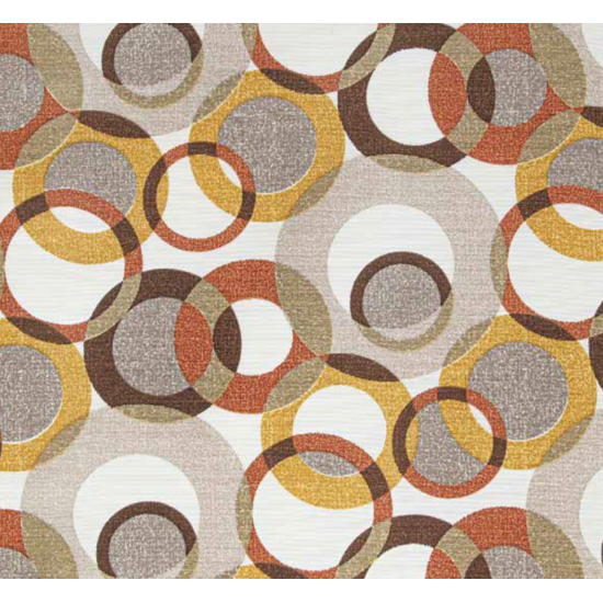 Tecido Impermeável Belize Döhler Círculos Amarelos