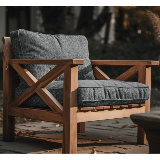 Tecido Impermeável Belize Döhler Grafiato Cinza