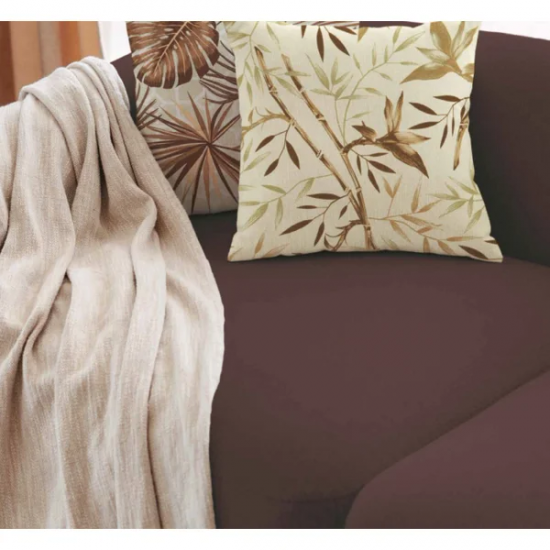 Tecido Impermeável Belize Döhler Waterblock Liso Marrom Tecido Impermeável Belize Döhler Waterblock Liso Marrom