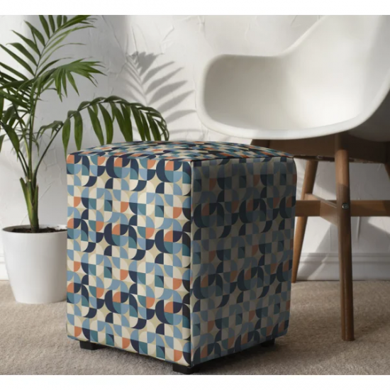 Tecido Impermeável Aquatec Caleidos Azul Tecido Impermeável Aquatec Caleidos Azul