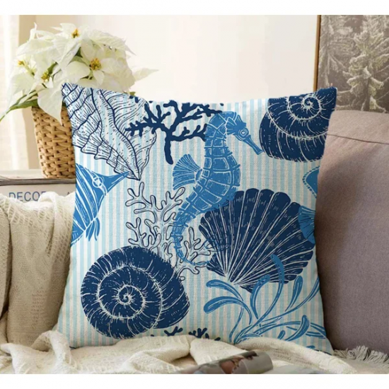 Tecido Impermeável Aquatec Coral Azul Tecido Impermeável Aquatec Coral Azul