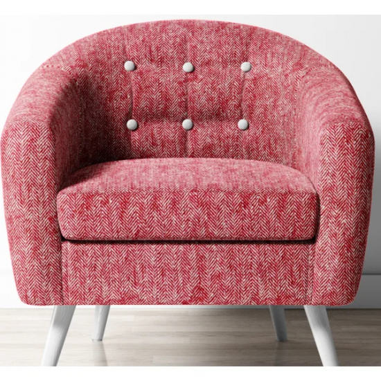 Tecido Impermeável Cotone Vermelho/Branco Tecido Impermeável Cotone Vermelho/Branco