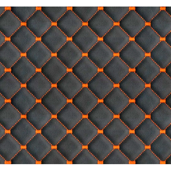 Courvin Uruguai Acoplado Bordado Diamante Grafite/Laranja Courvin Uruguai Acoplado Bordado Diamante Grafite/Laranja