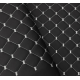 Courvin Uruguai Acoplado Bordado Diamante Preto/Prata Courvin Uruguai Acoplado Bordado Diamante Preto/Prata