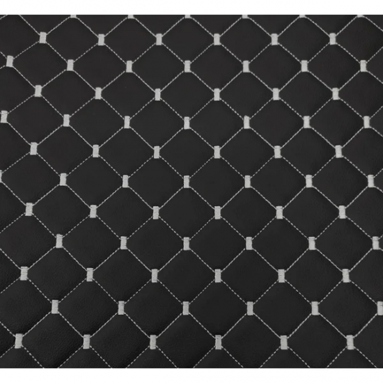 Courvin Uruguai Bordado Diamante Preto/Prata