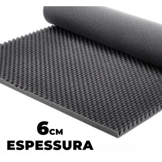 Espuma Perfilada/Acústica - D28 - Espessura 6 cm Espuma Perfilada/Acústica - D28 - Espessura 6 cm
