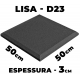 Espuma Acústica Lisa - Chanfrada/Bisotê 50x50x3cm Dens Espuma Acústica Lisa - Chanfrada/Bisotê 50x50x3cm Dens