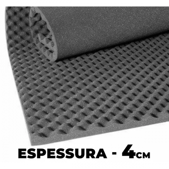 Espuma Perfilada/Acústica - D28 - Espessura 4 cm Espuma Perfilada/Acústica - D28 - Espessura 4 cm