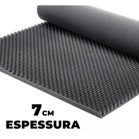 Espuma Perfilada/Acústica - D28 - Espessura 7 cm Espuma Perfilada/Acústica - D28 - Espessura 7 cm