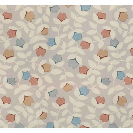 Tecido Impermeável Belize Folhas Azul-Vermelhas Tecido Impermeável Belize Folhas Azul-Vermelhas