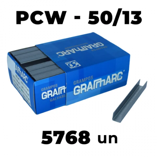 Grampo PCW 50/13 Gramarc para Grampeador Pneumático Grampo PCW 50/13 Gramarc para Grampeador Pneumático