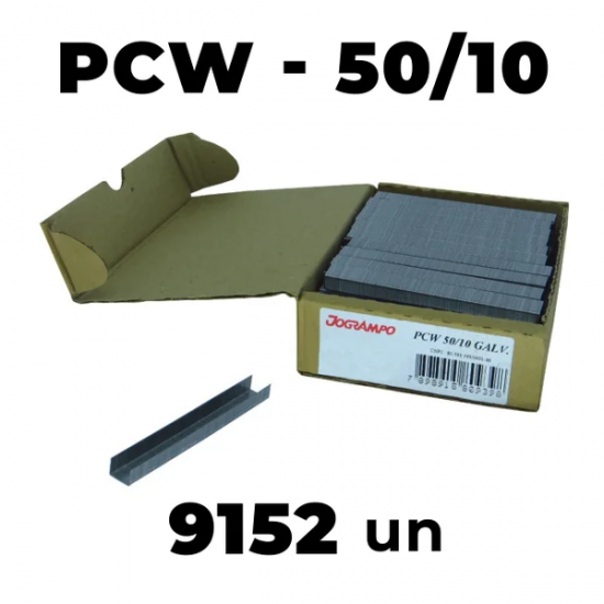 Grampo PCW 50/10 Jogrampo para Grampeador Pneumático Grampo PCW 50/10 Jogrampo para Grampeador Pneumático