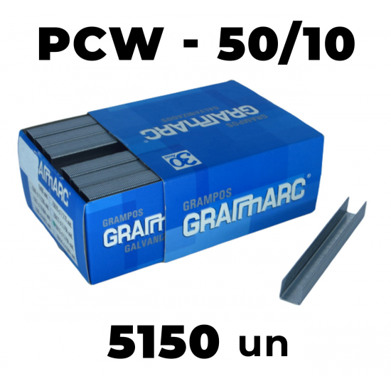 Grampo PCW 50/10 Gramarc para Grampeador Pneumático Grampo PCW 50/10 Gramarc para Grampeador Pneumático