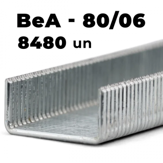 Grampo BeA 80/06 para Grampeador Pneumático Grampo BeA 80/06 para Grampeador Pneumático