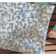 Tecido Impermeável Havana Folhas Azul/BG Tecido Impermeável Havana Folhas Azul/BG