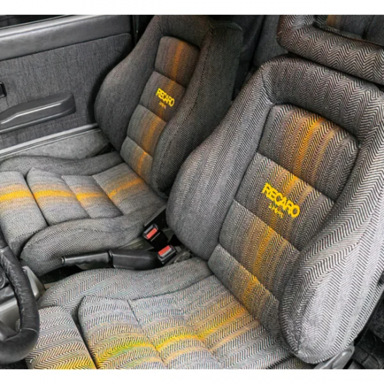 Tecido Tear Recaro Laguna Amarelo - Gol GTI GTS
