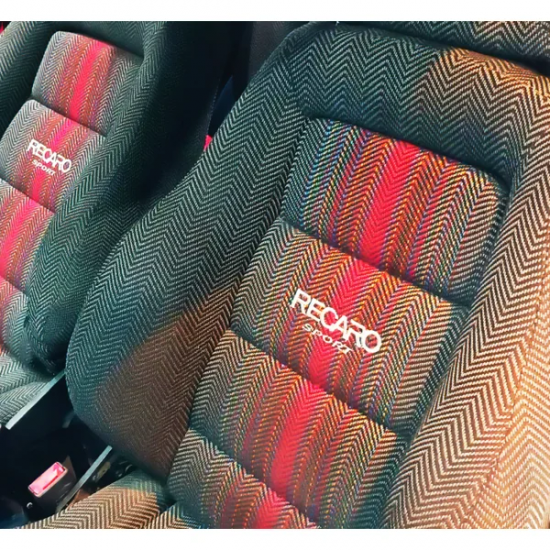 Tecido Tear Recaro Laguna Vermelho - Gol GTI GTS Tecido Tear Recaro Laguna Vermelho - Gol GTI GTS