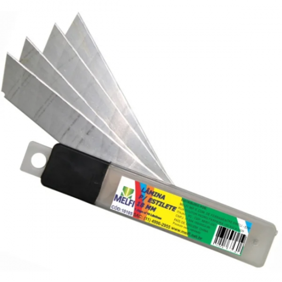 Lâmina para Estilete 18 mm - 10 Unidades Lâmina para Estilete 18 mm - 10 Unidades