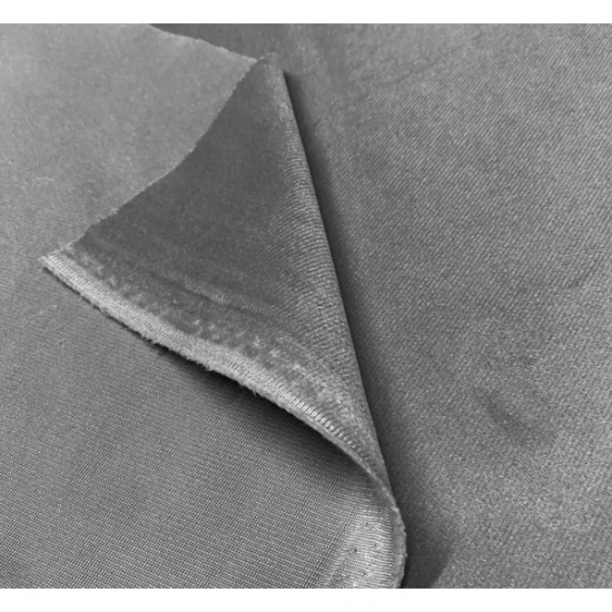 Tecido Veludo Leve Cinza