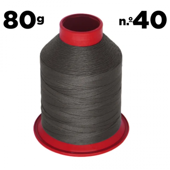 Linha Nylon 80g nº 40 Cinza Médio Linha Nylon 80g nº 40 Cinza Médio