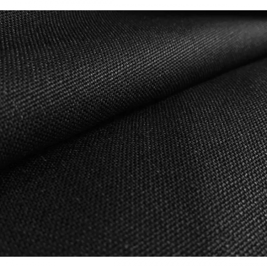 Lona de Algodão com Parafina Preto