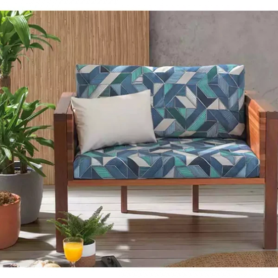 Tecido Impermeável Waterblock Losango Azul Tecido Impermeável Waterblock Losango Azul