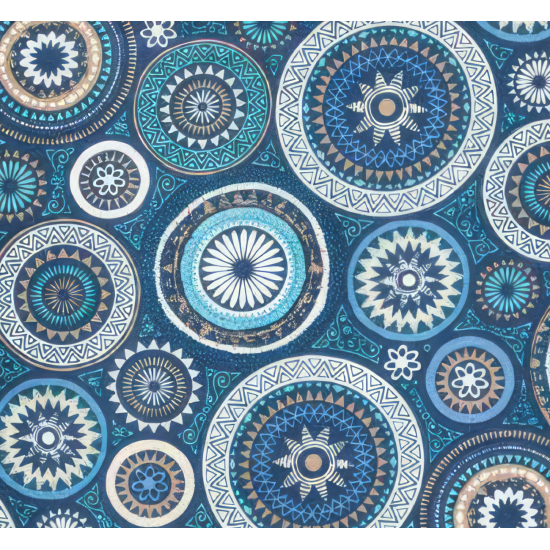 Tecido Impermeável Belize Döhler Waterblock México Azul