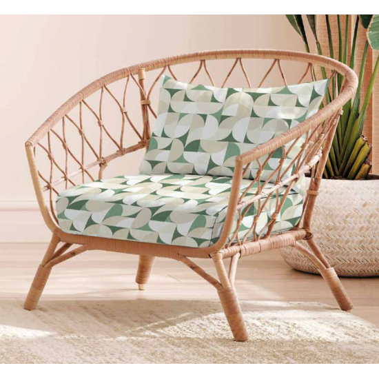 Tecido Impermeável Belize Döhler Waterblock Moderno Verde