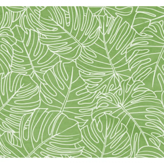 Tecido Impermeável Belize Monstera Verde Tecido Impermeável Belize Monstera Verde