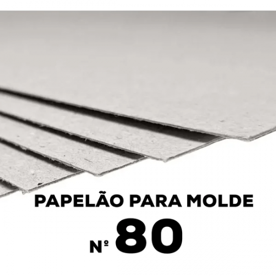 Papelão Para Molde nº 80 1x0,8 m Papelão Para Molde nº 80 1x0,8 m