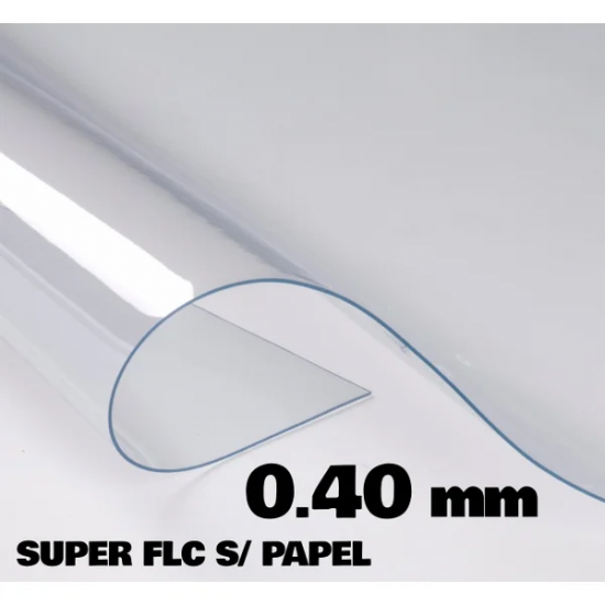 Plástico Transparente Super FLC S/ Papel 0.40 mm