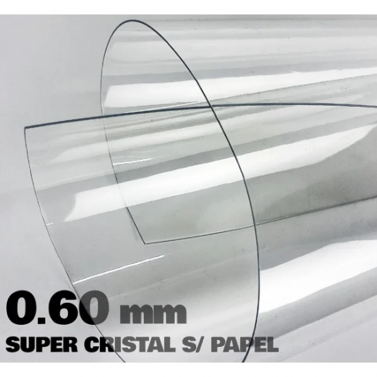 Plástico Transparente Super Cristal S/ Papel - 0.60mm