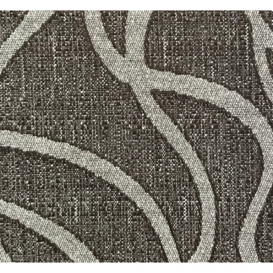 Tecido Jacquard Sergipe Estampado Marrom Escuro