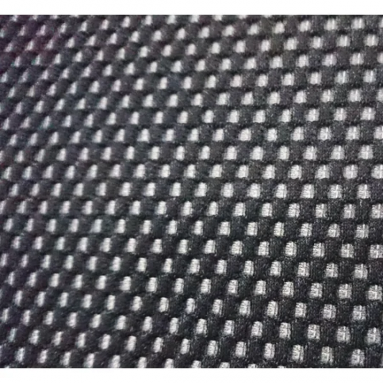 Tecido Spacer Plateau - Jet Black