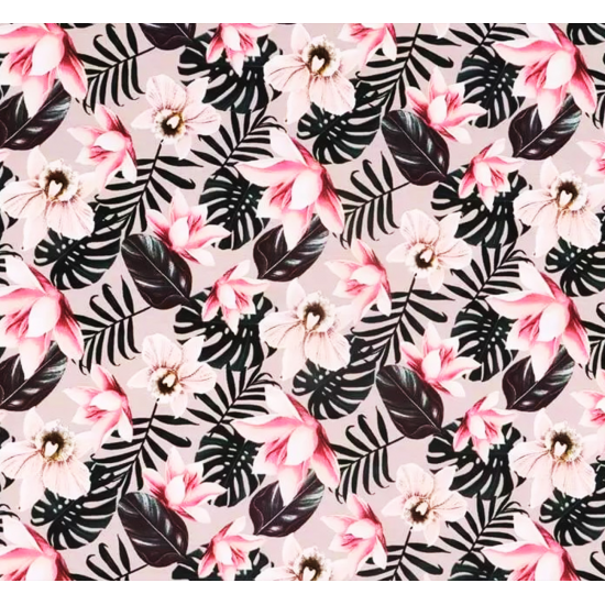 Tecido Impermeável Acqua Linea Rosa Jasmim