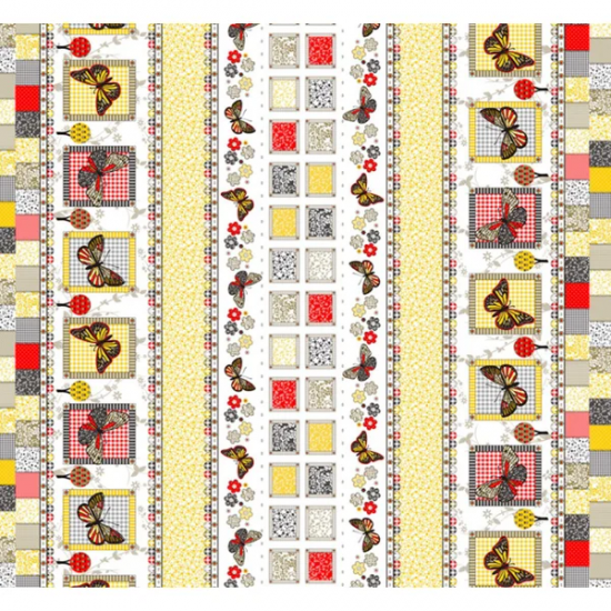 Toalha de Mesa Por Metro Térmica Plástica Borboletas Toalha de Mesa Por Metro Térmica Plástica Borboletas