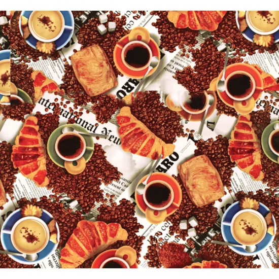 Toalha de Mesa Por Metro Térmica Plástica Café Toalha de Mesa Por Metro Térmica Plástica Café