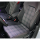 Tecido Tear Xadrez Preto/Vermelho - Recaro Golf MK8 Tecido Tear Xadrez Preto/Vermelho - Recaro Golf MK8