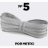 Zíper Poliéster nº5 Prata