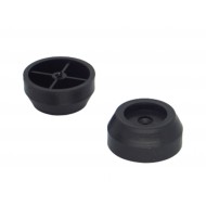 Pezinho Redondo Preto Para Sofá 35 mm