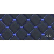 Courvin Uruguai Acoplado Bordado Diamante Preto/Azul