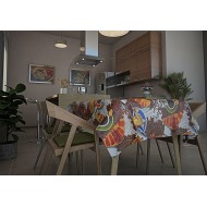 Toalha de Mesa Por Metro Térmica Plástica Café Toalha de Mesa Por Metro Térmica Plástica Café